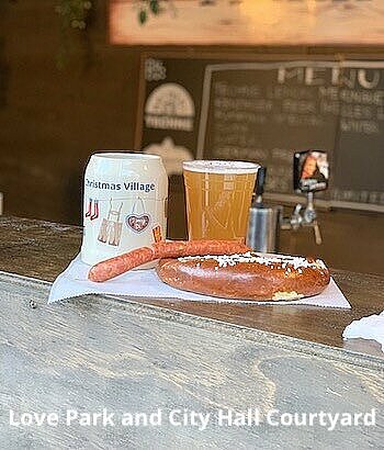 Christmas Village Philadelphia Food Beer