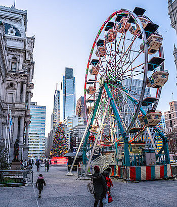 Christmas Village in Philadelphia Rides