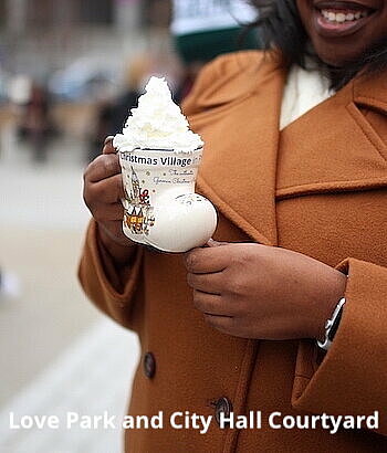 Christmas Village Philadelphia Food Hot Beverage