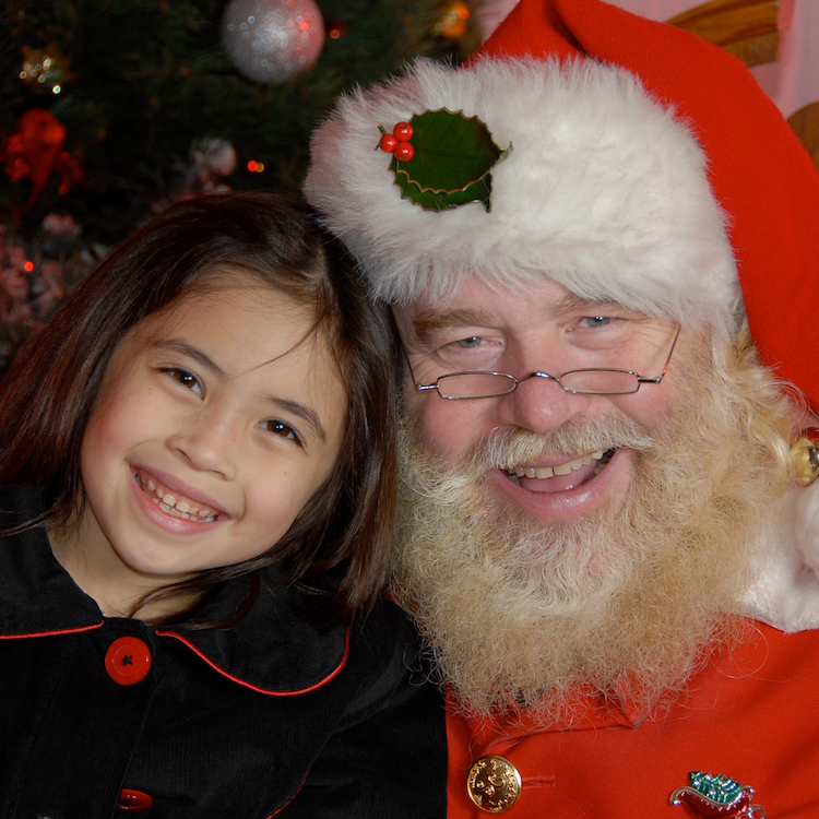 Christmas Village in Philadelphia 2021 Santa